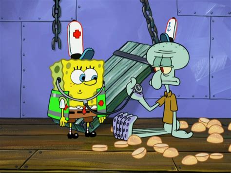 watch the spongebob episode of squidwards fake injury|squidward accidents will happen.